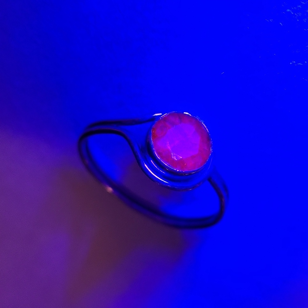 Sterling Silver Ring With Ruby Gemstone - image 6